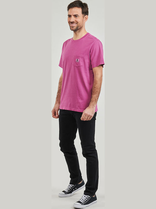 Basic Pocket Pigment Ss Тениска Deep Orchid
