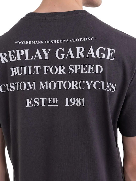 Motorcycle Тениска Черен