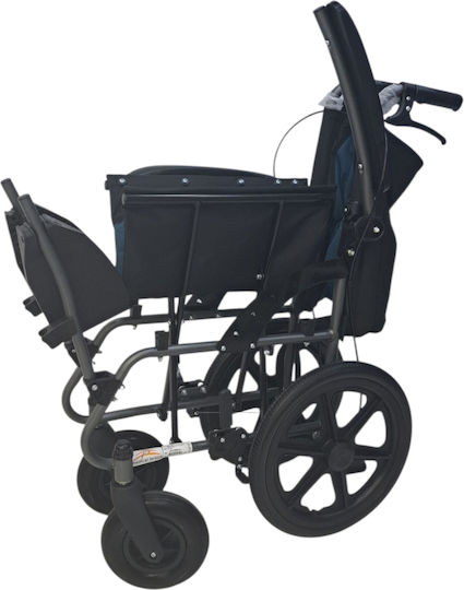 Medical Brace Scaun Cu Rotile 14" Pliabil Tip Simplu 46cm MB.W2005 Albastru