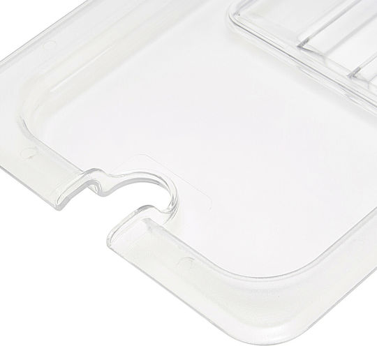 Gastronorm Deckel 1/3 GN Polycarbonat Vertiefung