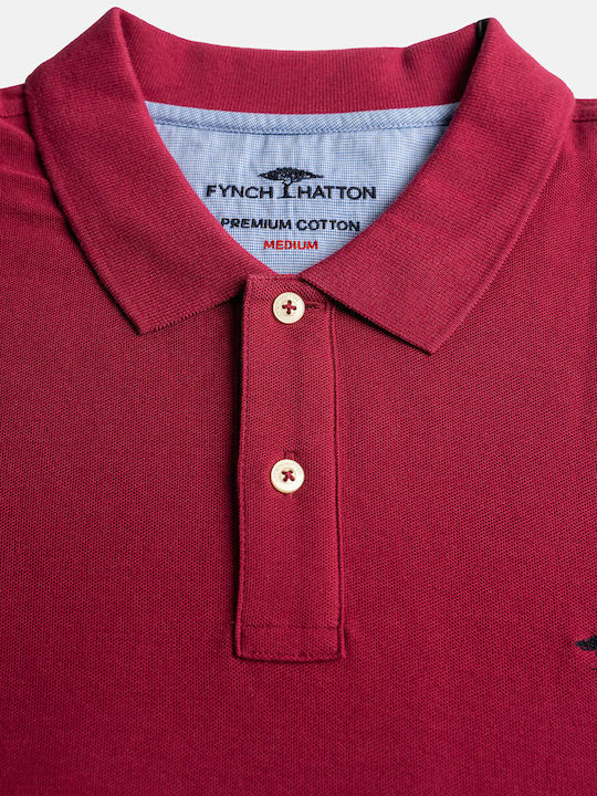 Polo Short Sleeve Blouse Dark Crimson