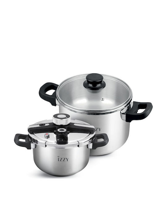 Izzy Gourmet Set Quattro Pressure Cooker 9lt and 5lt 213181