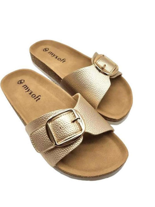 Sandale Casual Damă Anatomice Aurii