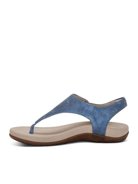 Women's Flat Sandals in Blue Color