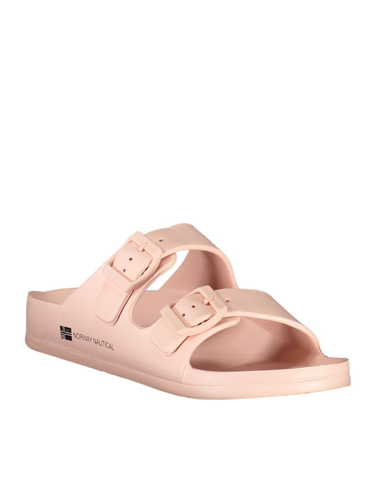 Women's Flat Sandals in Pink Color
