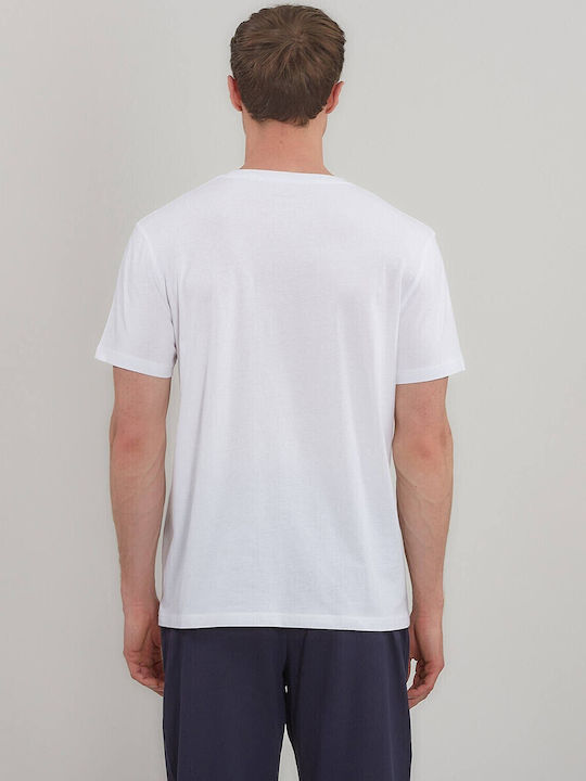 T-shirt White/black