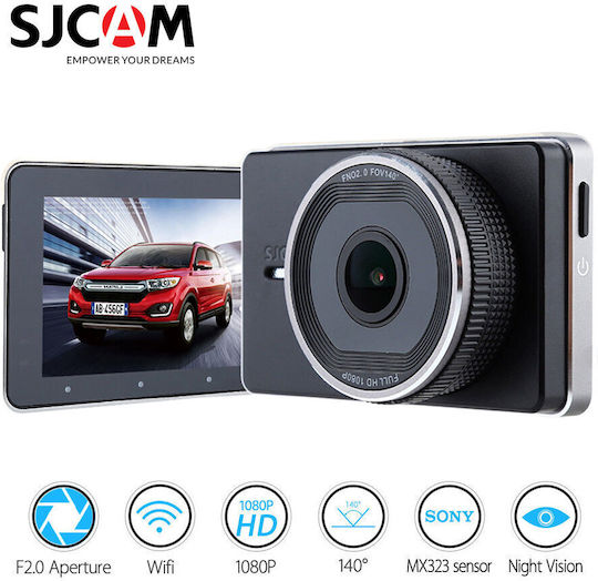 SJCAM SJDASH Air Camera DVR Auto 1080P Cu Ecran 3" Wi-Fi