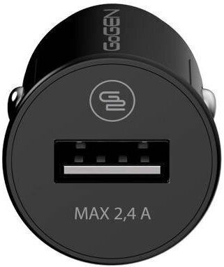 GoGEN GoGEN Handy-Autoladegerät 12W 2A mit einer Buchse 1xUSB-A Schwarze Farbe