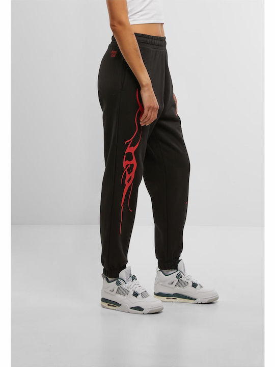Thug Life Sky Women's Sweatpants Black Yes Ss24 Tllsp1006-00007