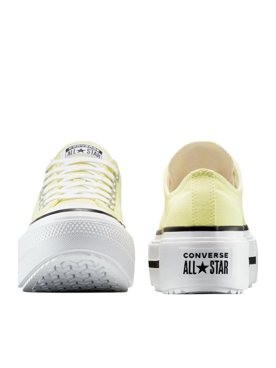 Lift Double Γυναικεία Flatforms Sneakers Lemon