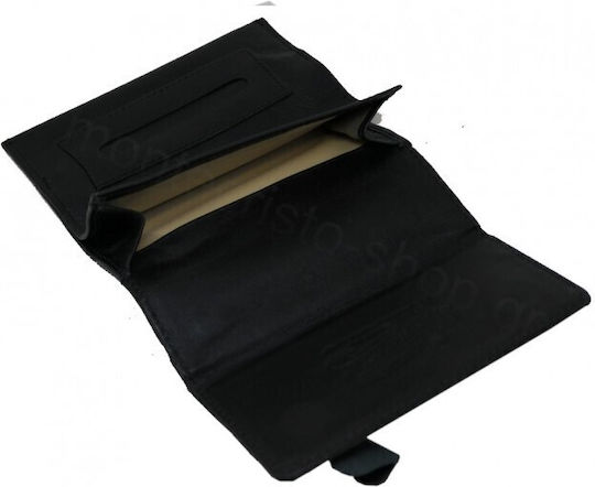 Tou Pappou Pungă de tutun din Piele ecologică cu Închidere genuine leather