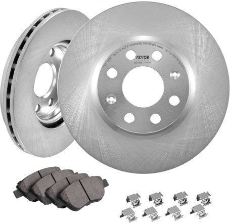 Vevor Front Ceramic Brake Rotor Pad Kit Vauxhall Adam Corsa D Box Hatchback