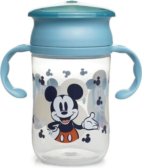 Thermobaby Mickey Mouse Full Smiles Baby Sippy Cup Plastic with Handles Multicolour 360ml