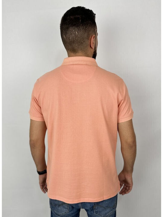 Polo Short Sleeve Blouse Orange