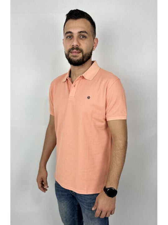 Polo Short Sleeve Blouse Orange
