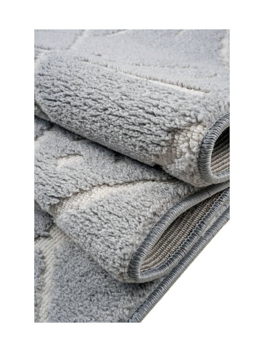 Klonaras Modern Bedroom Rugs Set Light Grey KL472675 3pcs