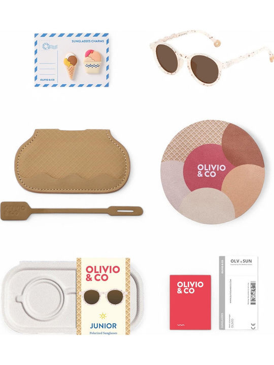 Olivio & Co Oval Kids Sunglasses Pink For 3-5 Years