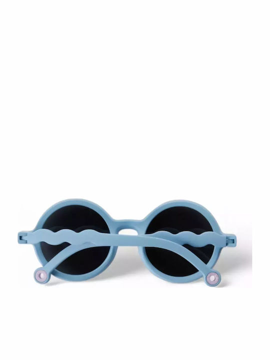 Olivio & Co Round Στρογγυλά Παιδικά Γυαλιά Ηλίου με Polarized Φακό Μπλε