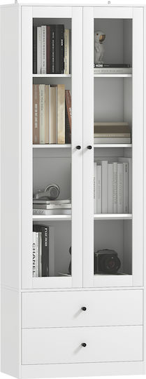 Comodă de Bucătărie de Podea Alb 59x30x164buc