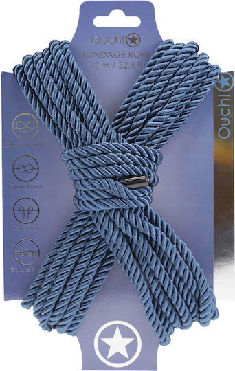 Shots Bondage Bondage Rope in Blue Color