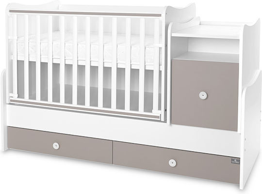 Lorelli Babybett Trend Plus Weiß / Schnur mit Schublade