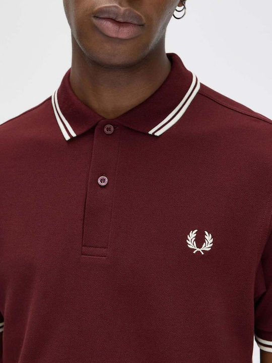 Polo T-shirt Oxblood / Ecru / Ecru M3600-597