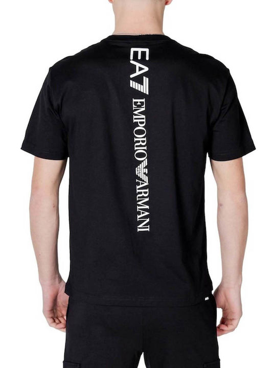 Emporio Armani Тениска Черна/Бяла