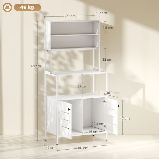 HomCom Συρταριέρα Λευκή 801-378V91WT HomCom Συρταριέρα Λευκή 801-378V91WT