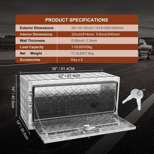 Vevor Car Bed Toolbox