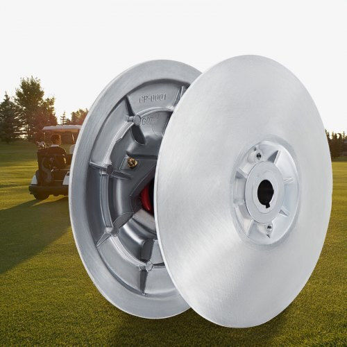 Vevor Golf Cart Secondary Driven Power Clutch Kit Metal Surface Drive Clutch 1985-2007 Driven Clutch Kit Compatible Yamaha Low End G2-G28 Golf Cart Spring
