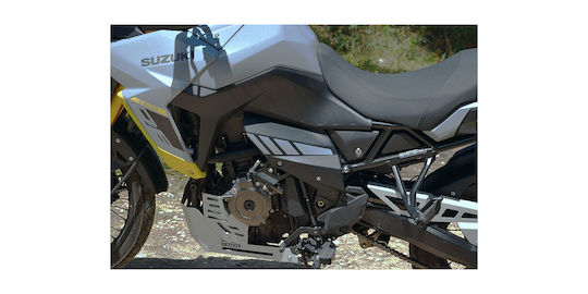 C-Racer Προστατευτικά Σκελετού Μοτοσυκλέτας Suzuki V-Strom 800 Μαύρο