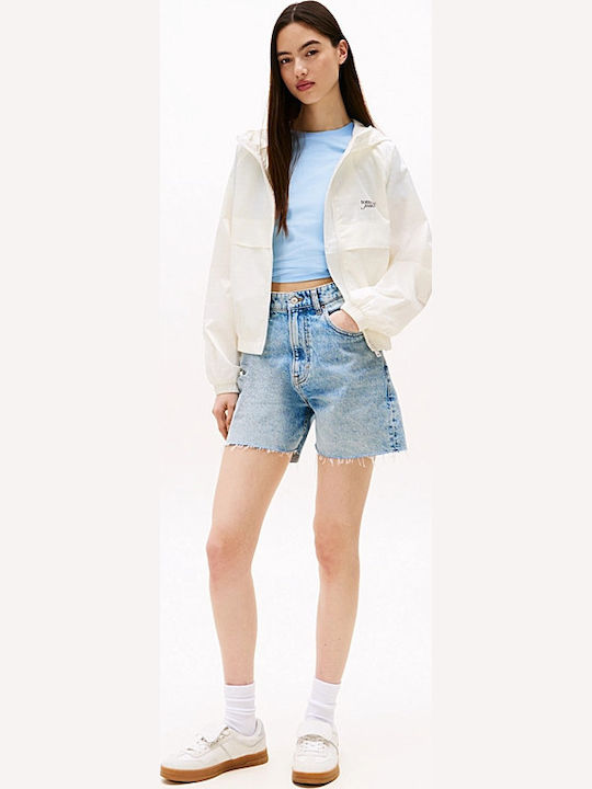 Women's Short Lifestyle Jacket Windproof for Spring or Autumn Graphite