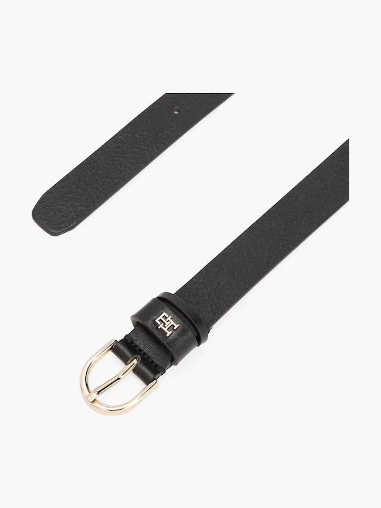 Tommy Hilfiger Leather Women's Belt Black Tommy Hilfiger Leather Women's Belt Black