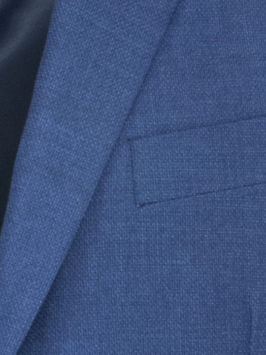 Ανδρικό Σακάκι με Κανονική Εφαρμογή Dark Blue
