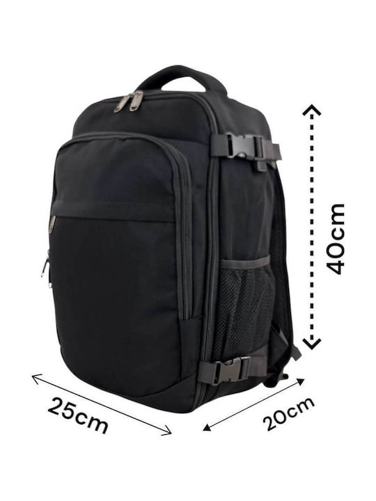 Playful Bags Backpack Αδιάβροχο Μαύρο