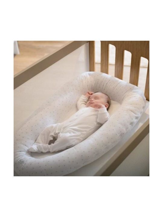 Kikka Boo Βρεφικό Μαξιλάρι Φωλιά Memory Foam Confetti Ροζ 65x100εκ.