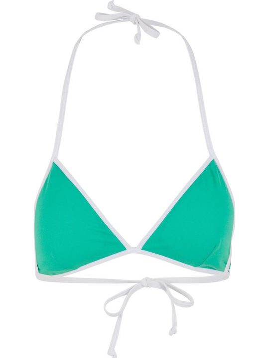 Bikini Triunghi Froggreen/white