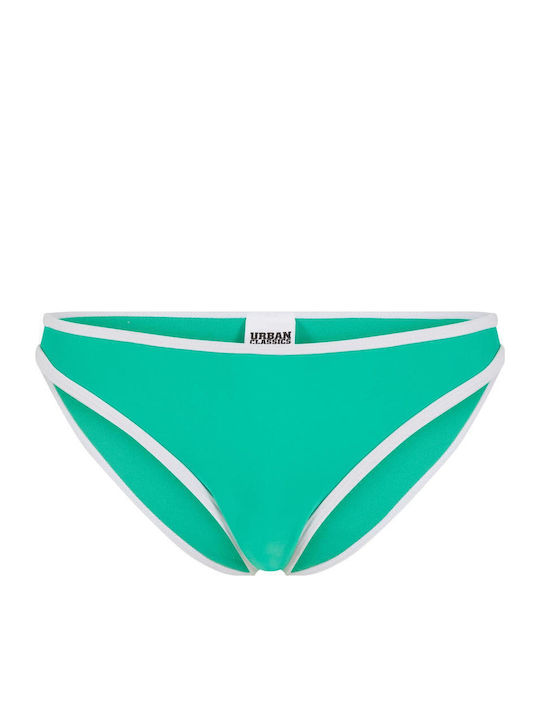 Bikini Triunghi Froggreen/white