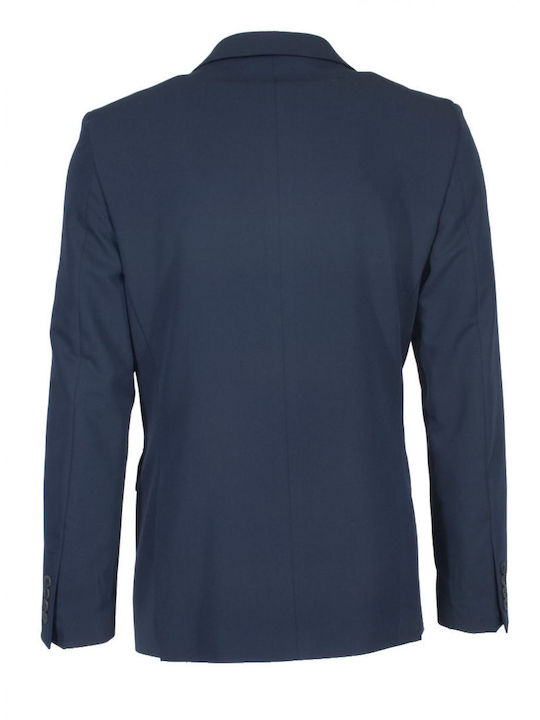 Costum Bărbați cu Croială Normală Blue Omni St-2 Navy