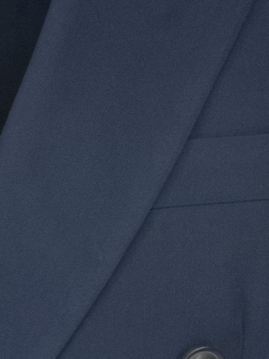 Costum Bărbați cu Croială Normală Blue Omni St-2 Navy