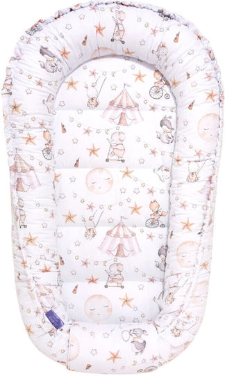 Jukki Candy Circus Baby Nest White 55x100cm Jukki Candy Circus Baby Nest White 55x100cm