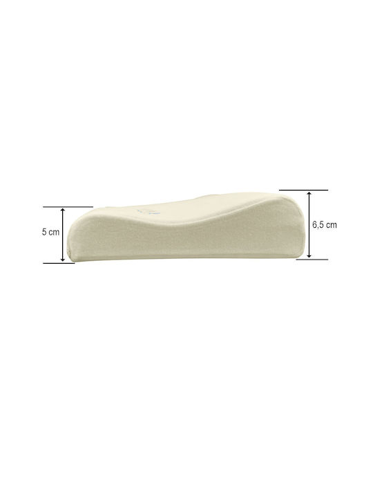 Orthia Βρεφικό Μαξιλάρι Ύπνου Comfort Softfeel Viscoelastic Μπεζ 25x38εκ.