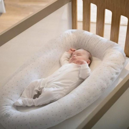Kikka Boo Βρεφικό Μαξιλάρι Φωλιά Memory Foam Leaves Πράσινο 65x100εκ.