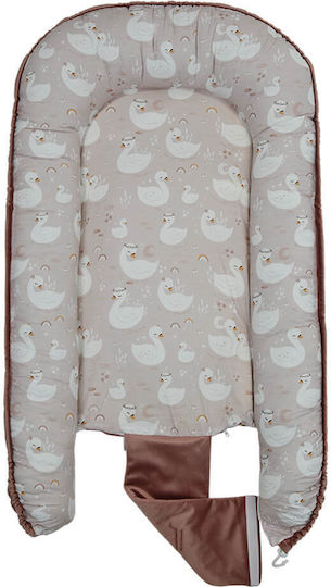 Bebe Stars Swan Baby Nest Pink 30x64cm