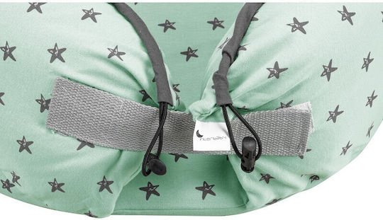 Interbaby Baby Nestkissen Nest Stars Mint 86x50cm Interbaby Baby Nestkissen Nest Stars Mint 86x50cm