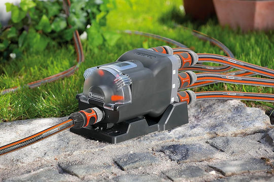 Automatic Water Distributor 6 Outlets 3/4 Inch Thread 6 Irrigation Zones Individual Operation 6 Bar Wall Mountable Black