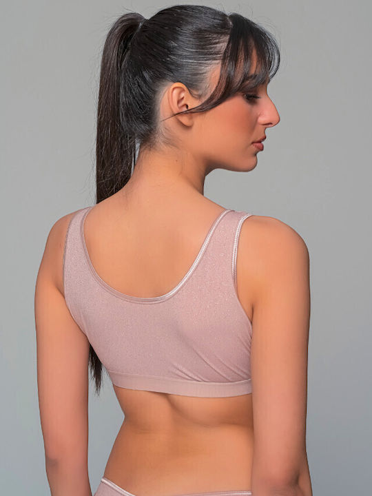 Milena by Paris Bralette Σουτιέν Μπεζ