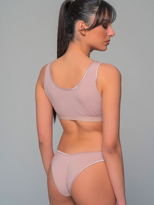 Milena by Paris Bralette Σουτιέν Μπεζ