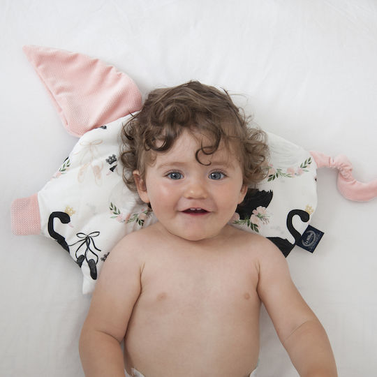 La Millou Sleepy Pig Minky Baby Bed Reducer Pillow White 35x66cm