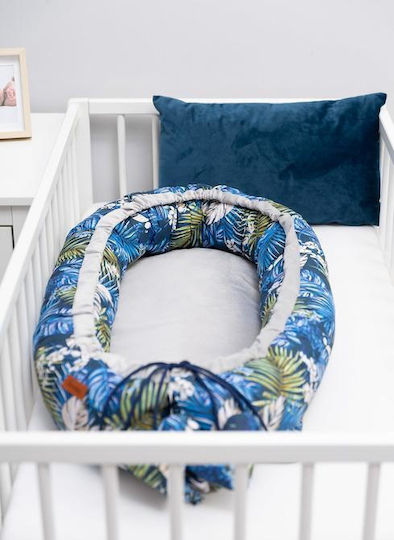 Sensillo Baby-Kissen Nest Blau 80x45cm